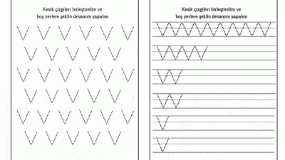 Zigzag Çizgi Çalışmaları