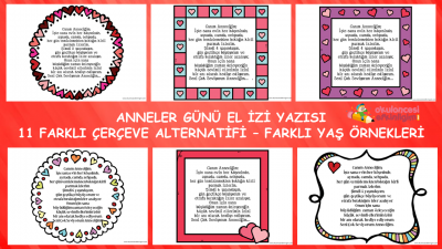 Anneler Günü – El İzi Yazısı Etkinliği