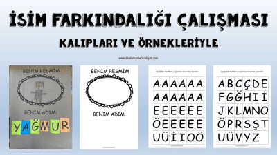 İsim Farkındalığı – Harflerimi Buluyorum