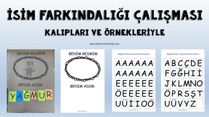 İsim Farkındalığı – Harflerimi Buluyorum